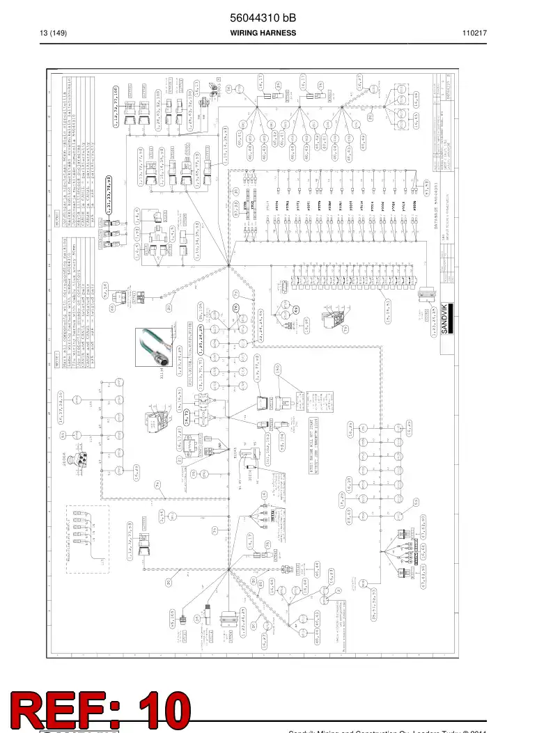04521044 045 210 44 Seal - Sandvik Technical Drawing