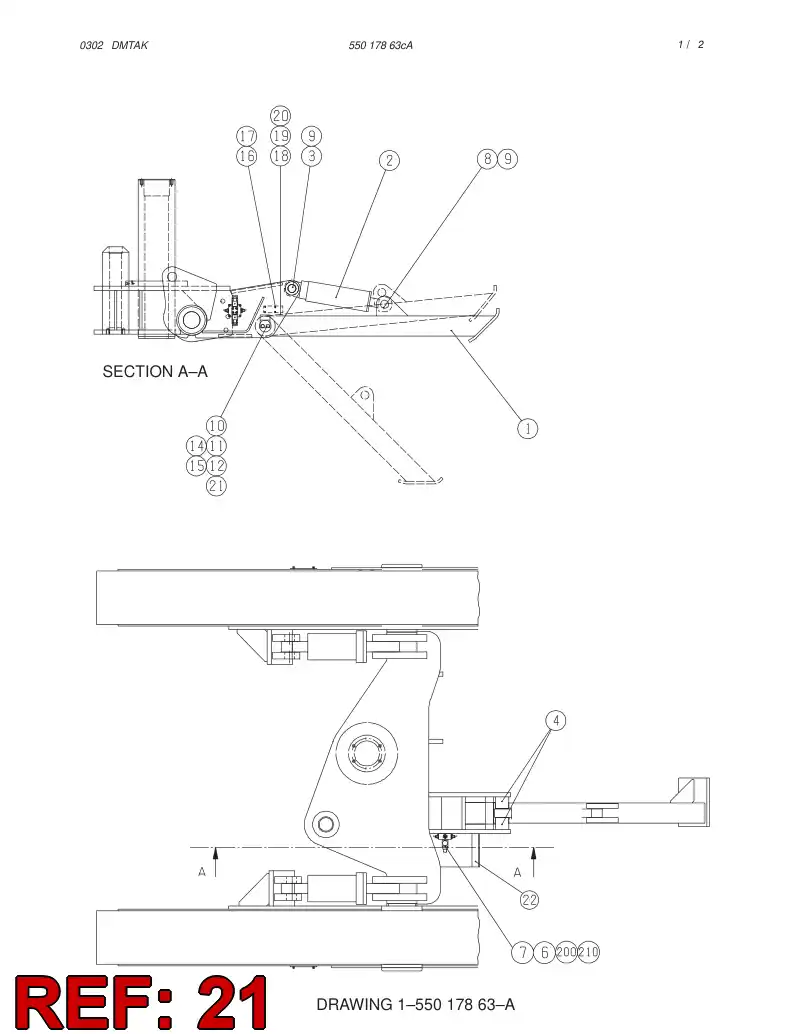 04545278 045 452 78 Bushing, Bearing - Sandvik Technical Drawing