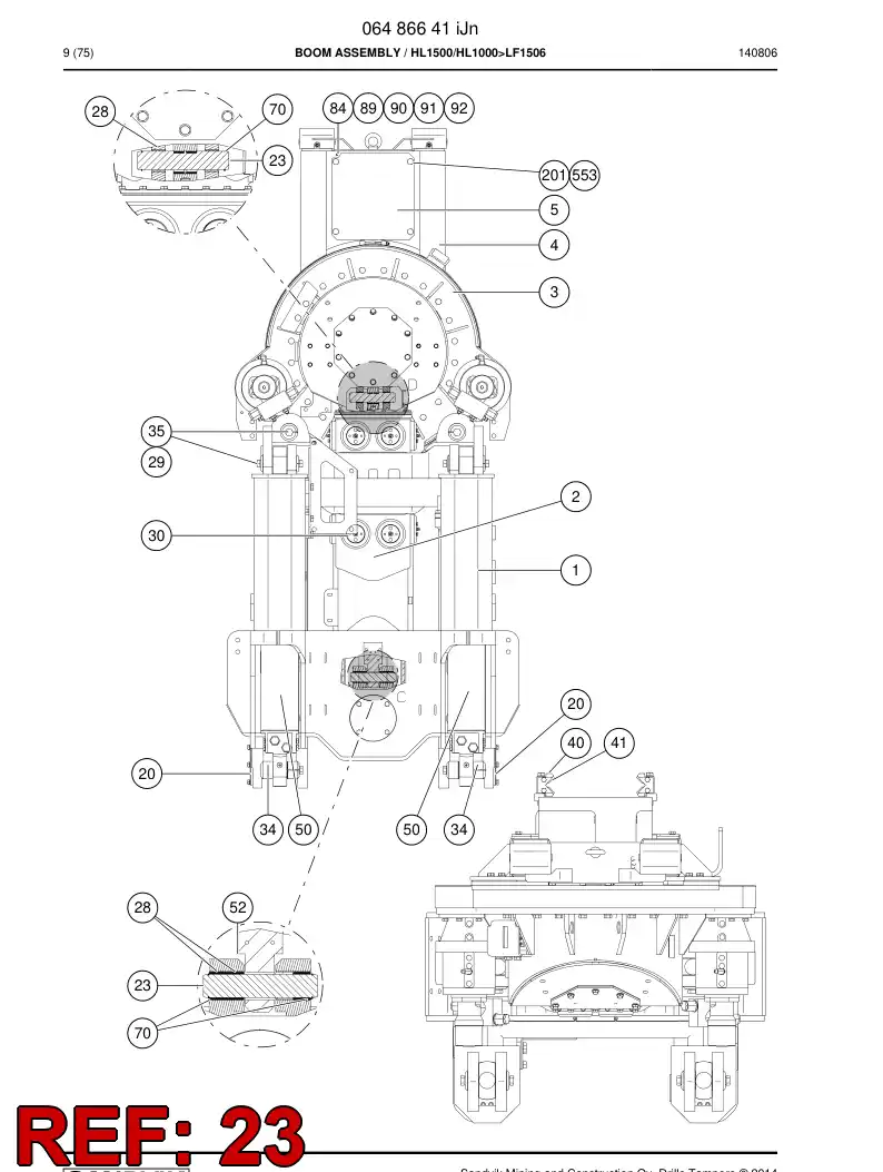 04564198 045 641 98 MACHO - Sandvik Technical Drawing