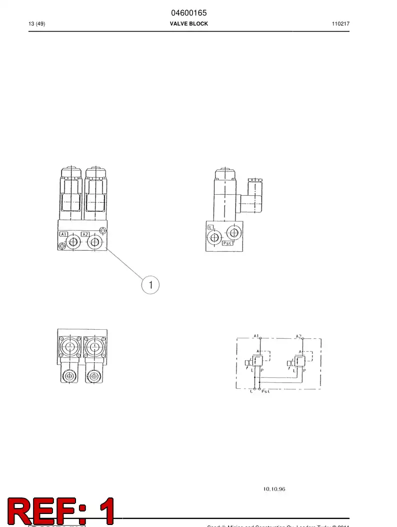 04602057 046 020 57 Seal Kit - Sandvik Technical Drawing