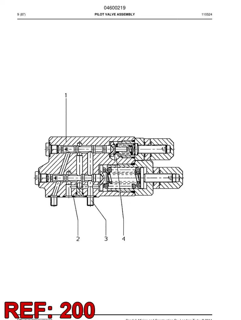 04602200 046 022 00 Seal kit - Sandvik Technical Drawing