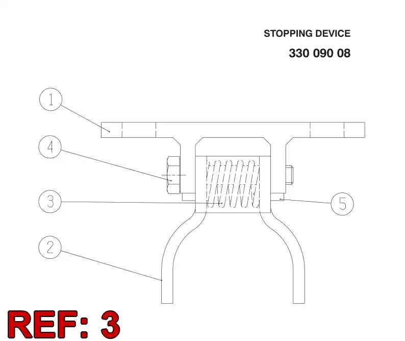 04665808 046 658 08 SPRING - Sandvik Technical Drawing