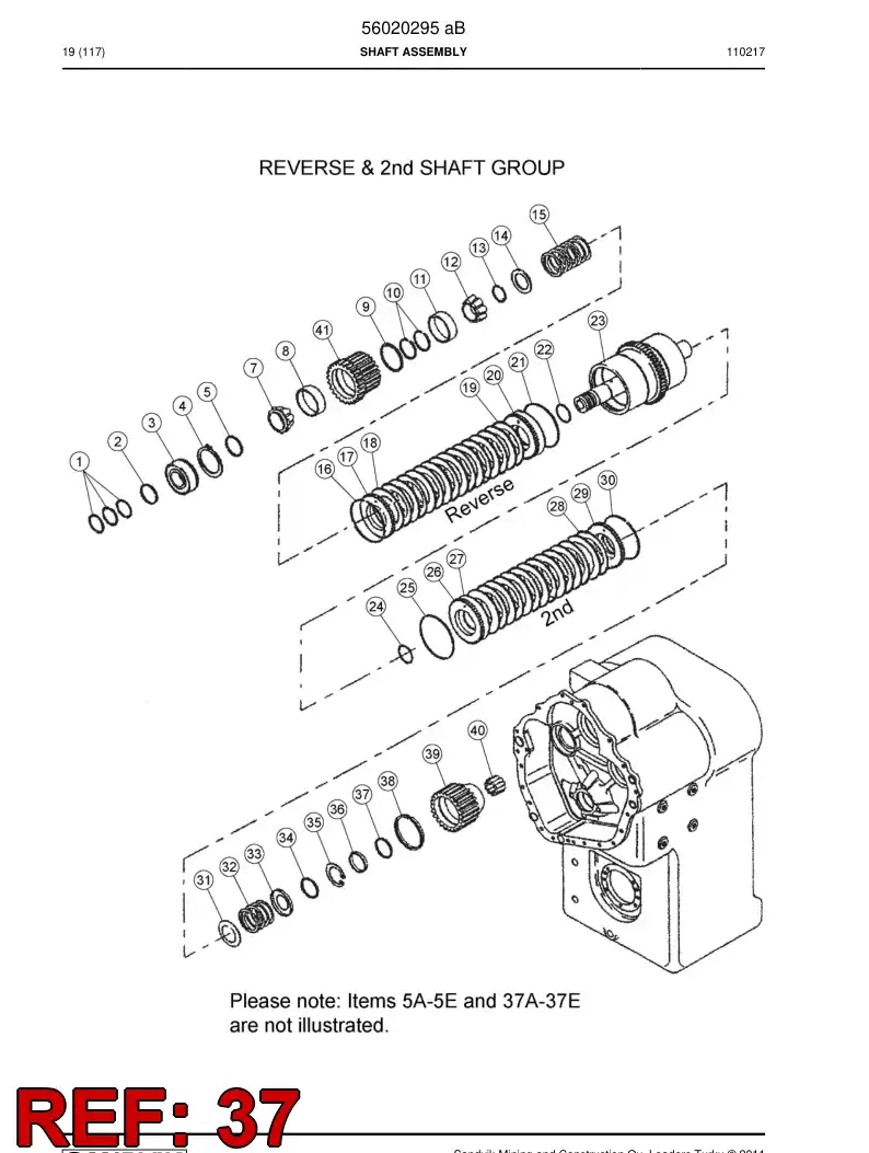04691005 046 910 05 Ring, Lock - Sandvik Technical Drawing