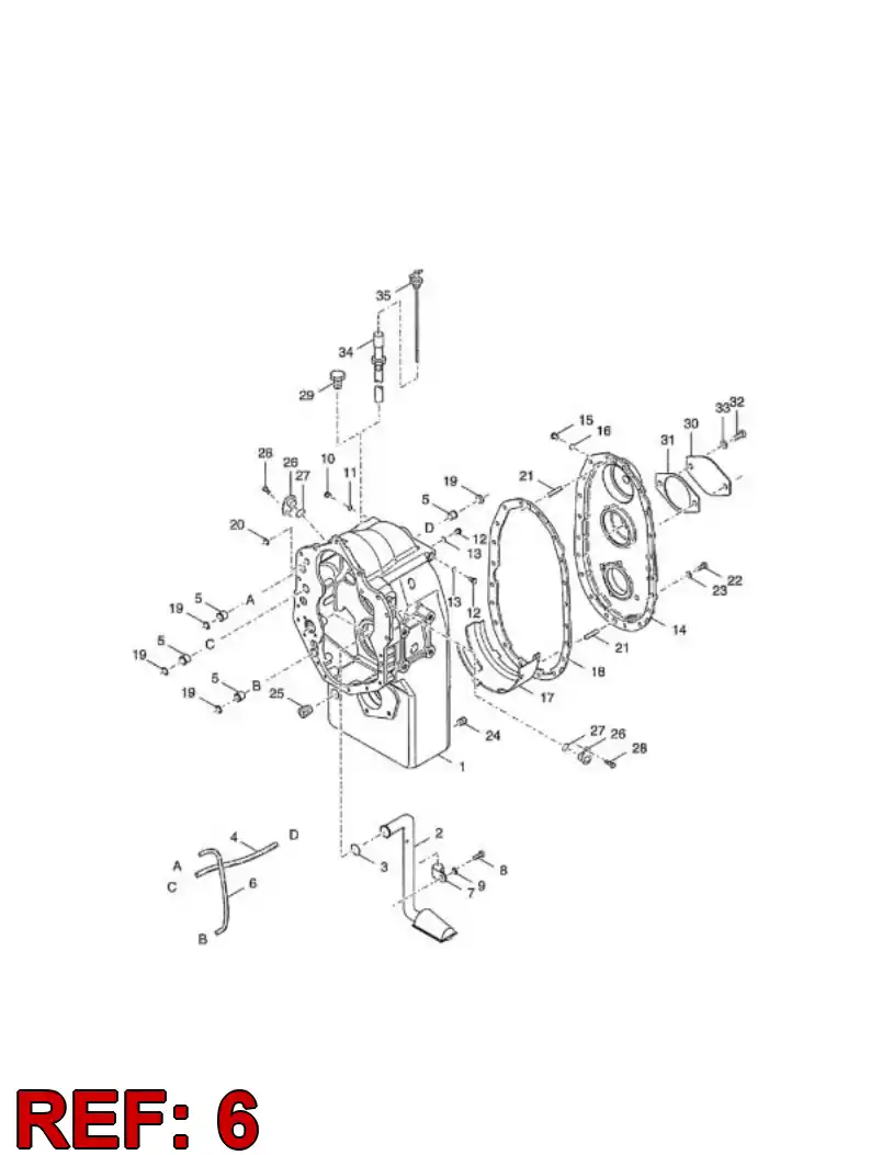 04691381 046 913 81 CONDUCTO - Sandvik Technical Drawing