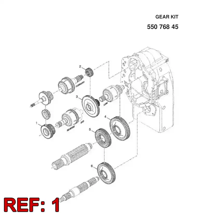 04691394 046 913 94 RUEDA DENTADA - Sandvik Technical Drawing