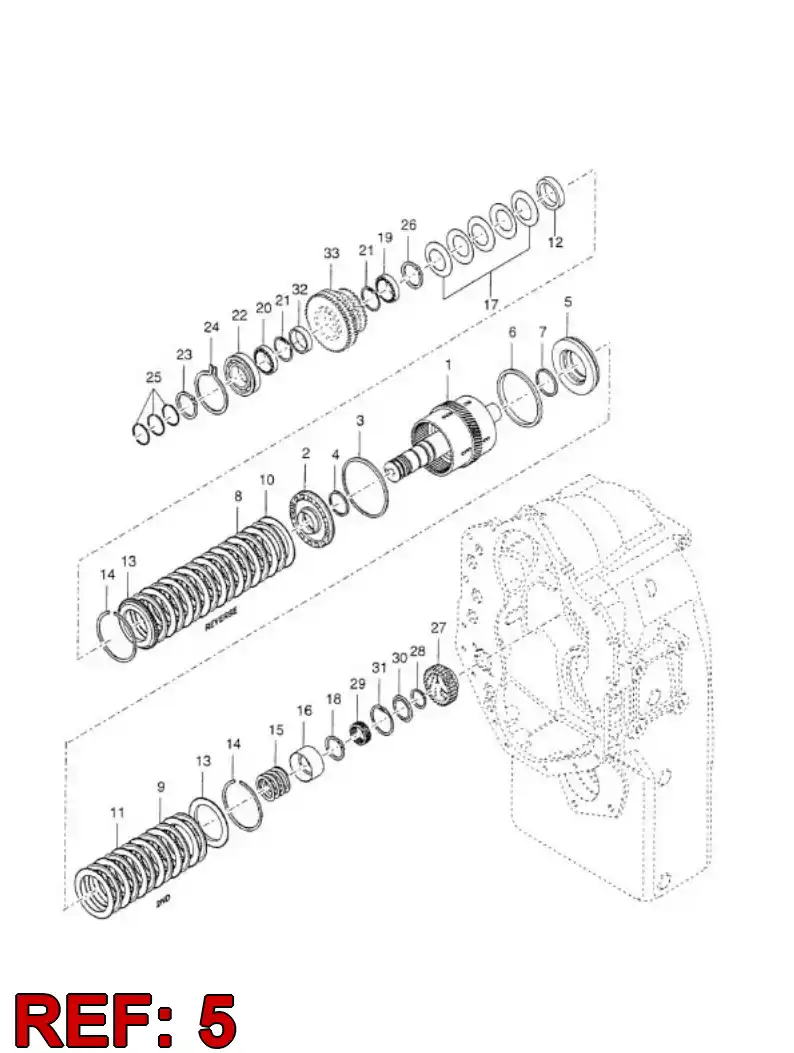 04691410 046 914 10 EMBREAGEM - Sandvik Technical Drawing