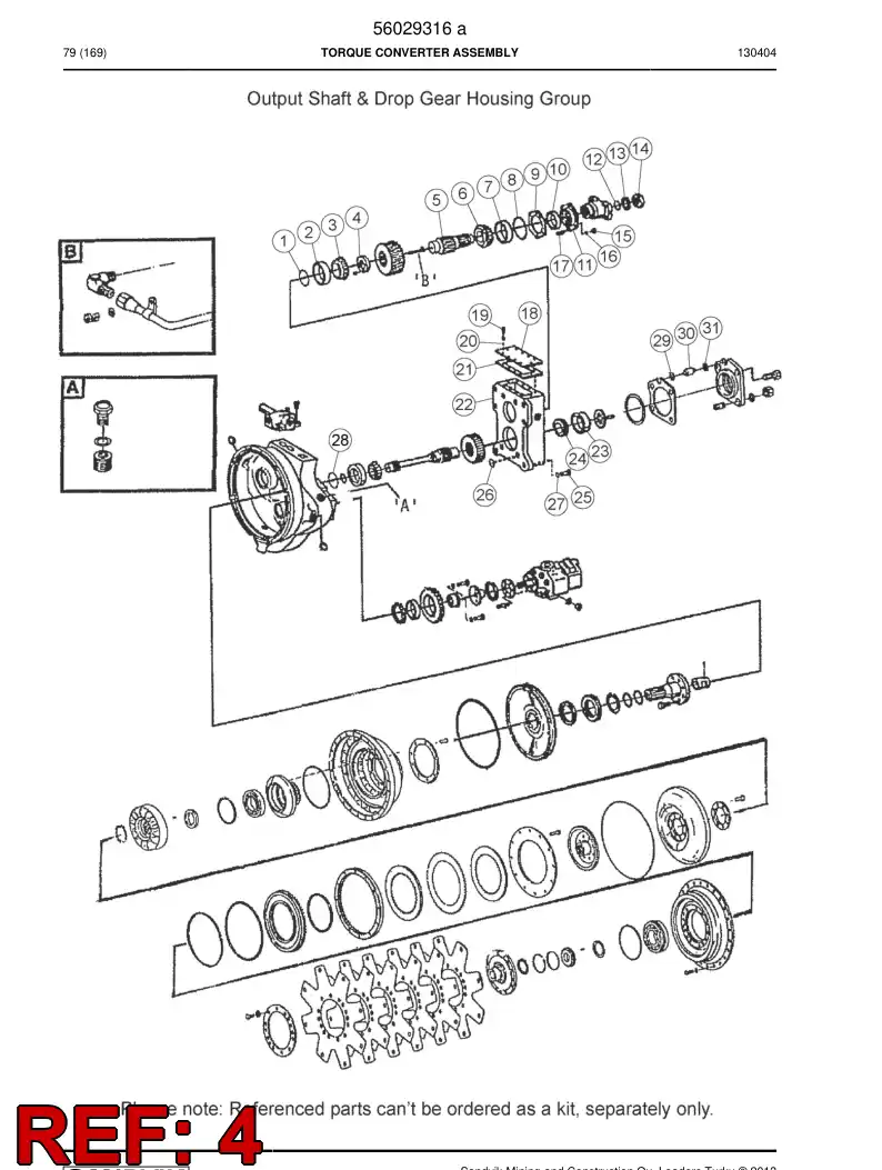 04691596 046 915 96 Spacer ring - Sandvik Technical Drawing