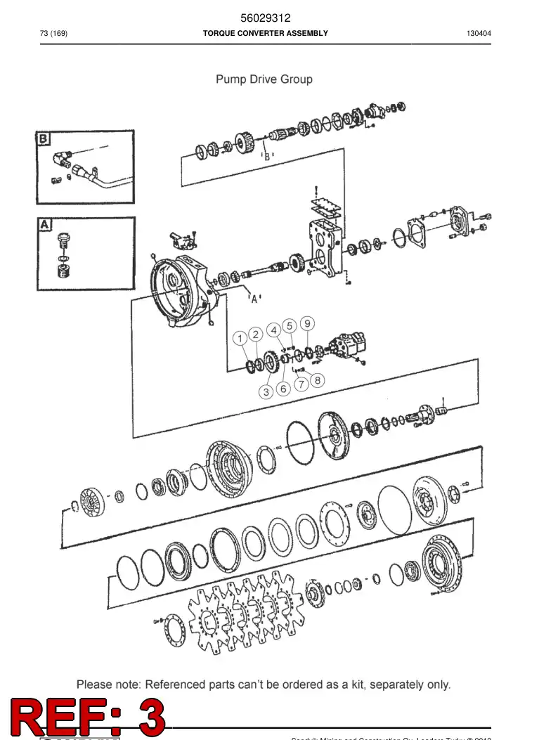 04691608 046 916 08 Gear Wheel - Sandvik Technical Drawing