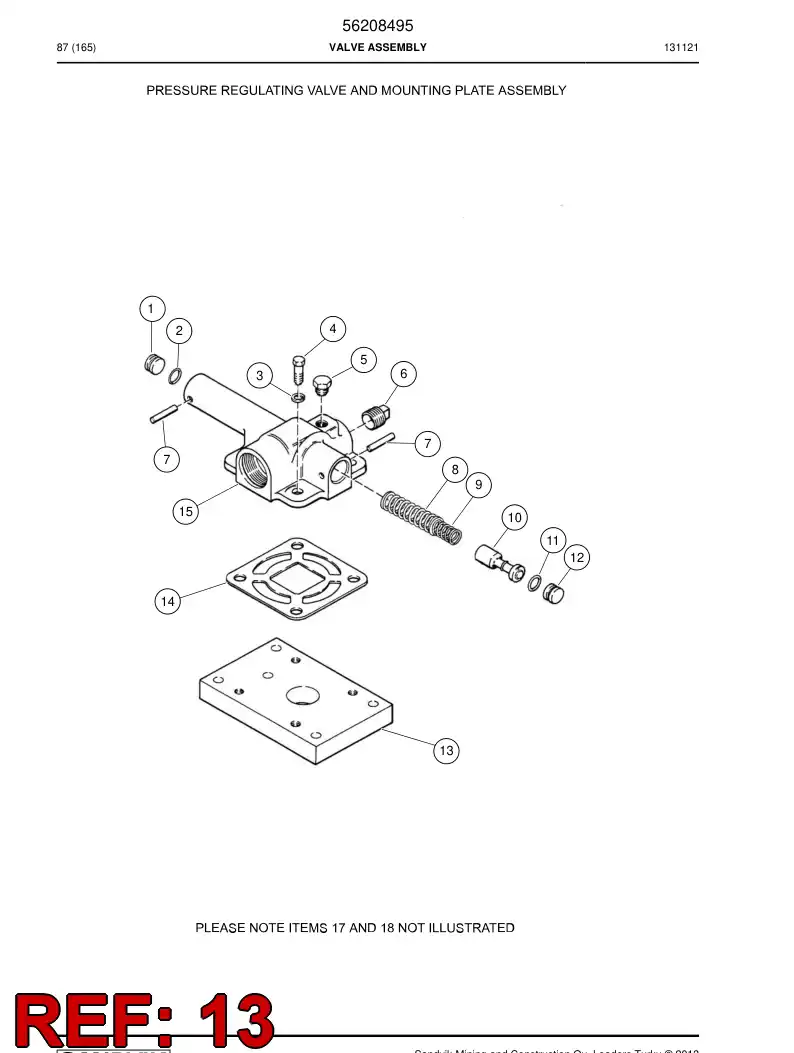 04693960 046 939 60 Plate, Mounting - Sandvik Technical Drawing
