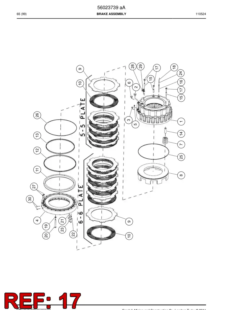 04694404 046 944 04 Nut - Sandvik Technical Drawing