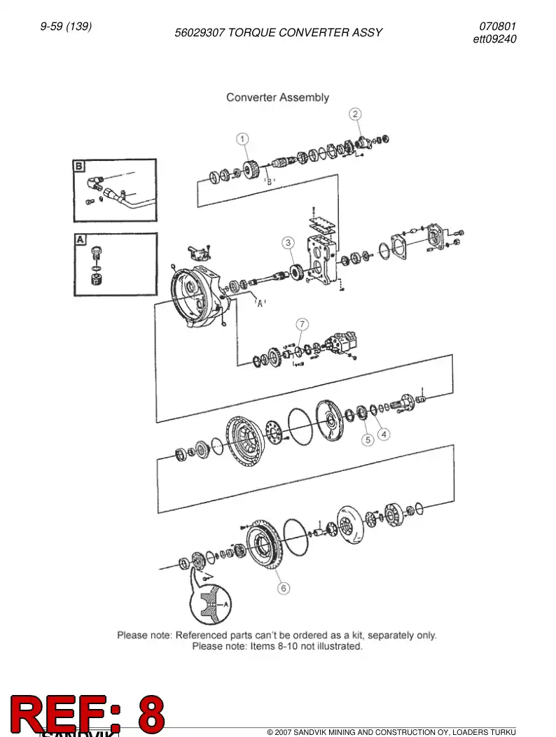 04695026 046 950 26 Breather - Sandvik Technical Drawing