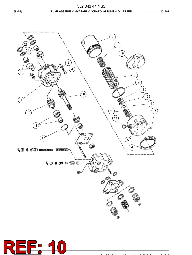 04695232 046 952 32 Spring - Sandvik Technical Drawing
