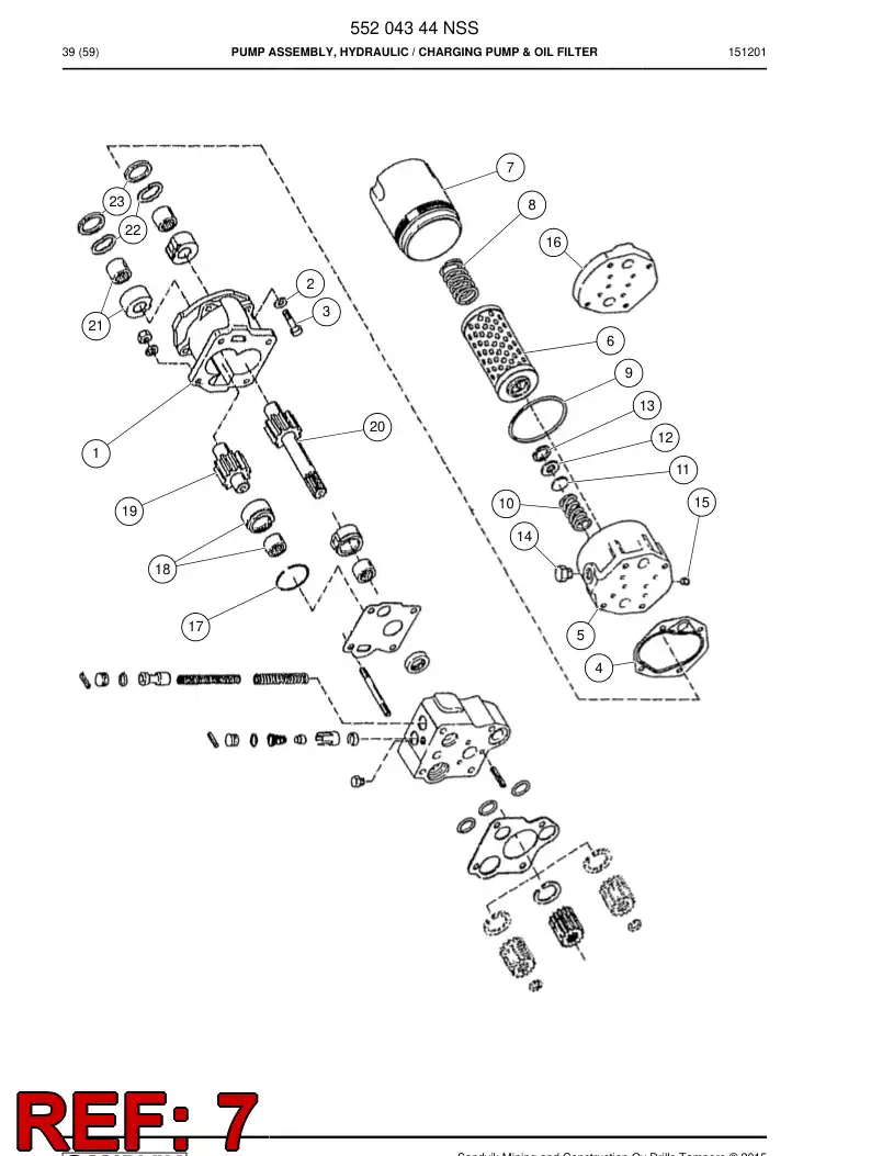 04695234 046 952 34 Housing - Sandvik Technical Drawing