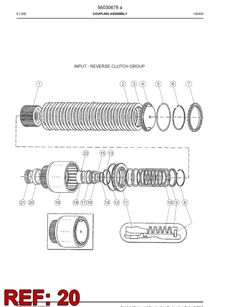 04695583 046 955 83 Cone, Bearing - Sandvik Technical Drawing