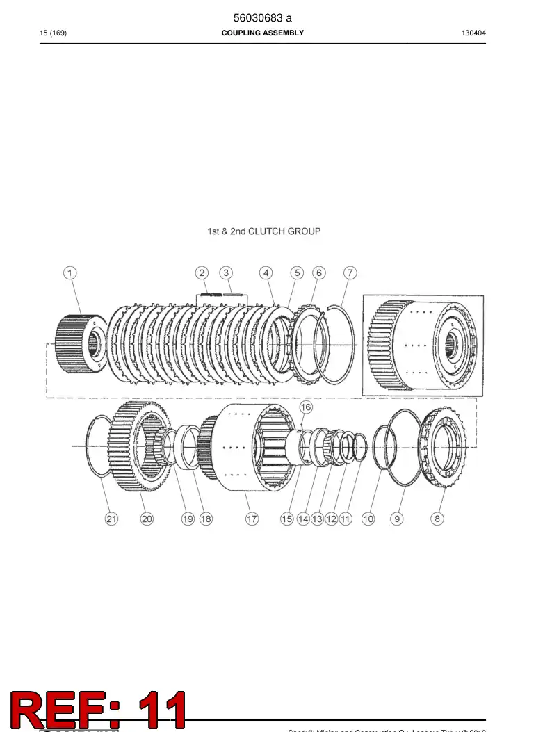 04695713 046 957 13 Ring, Lock - Sandvik Technical Drawing