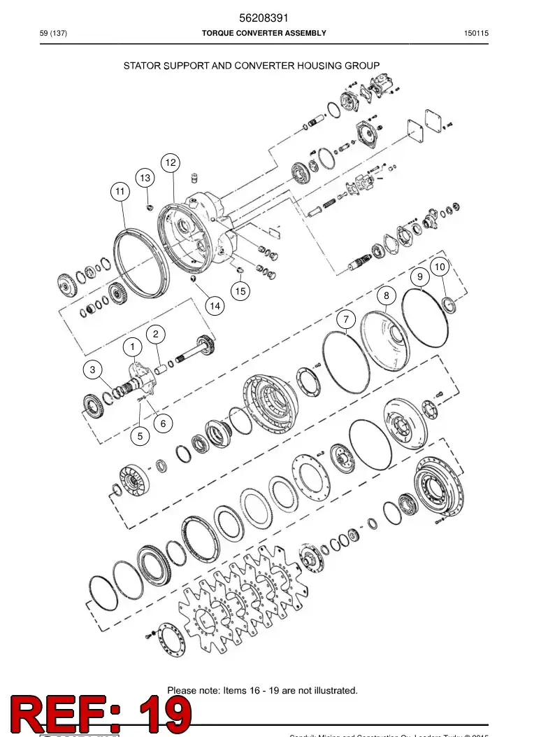 04695812 046 958 12 Nut - Sandvik Technical Drawing