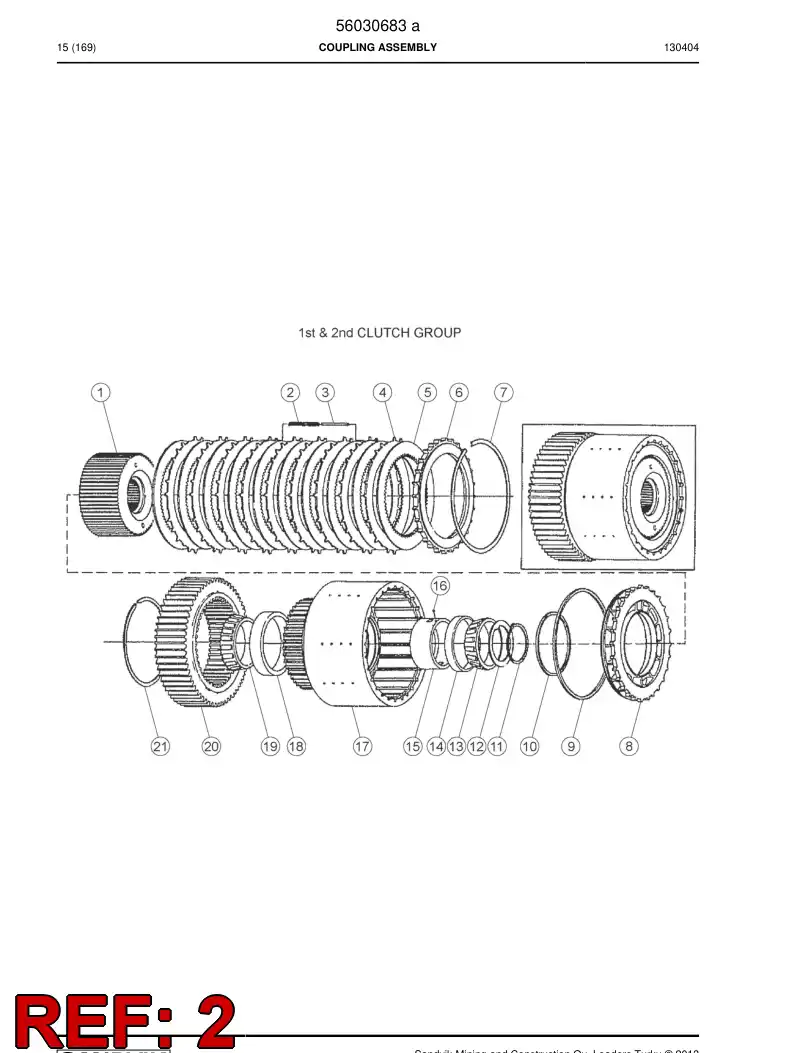 04696258 046 962 58 Spring - Sandvik Technical Drawing