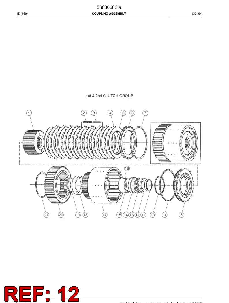 04696261 046 962 61 Washer - Sandvik Technical Drawing