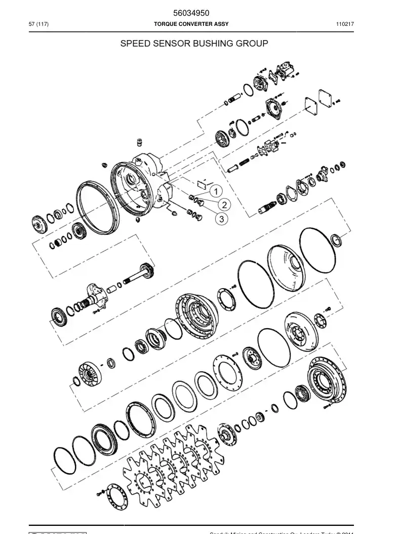 04696422 046 964 22 Bushing - Sandvik Technical Drawing