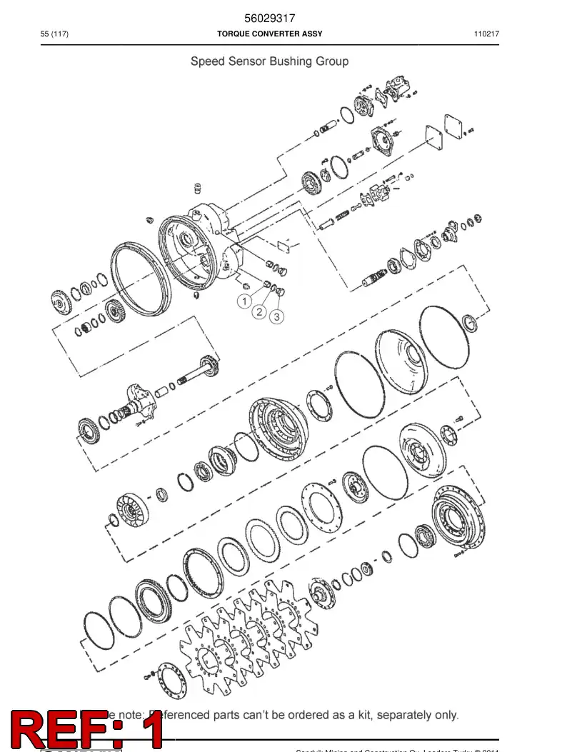 04696453 046 964 53 Bushing - Sandvik Technical Drawing