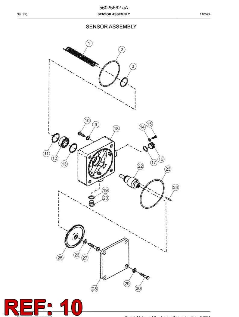 04696888 046 968 88 Screw - Sandvik Technical Drawing