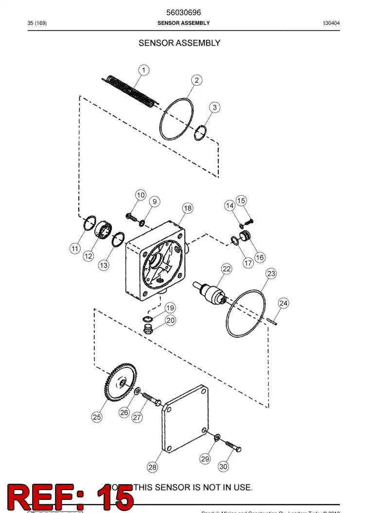 04696893 046 968 93 Washer - Sandvik Technical Drawing