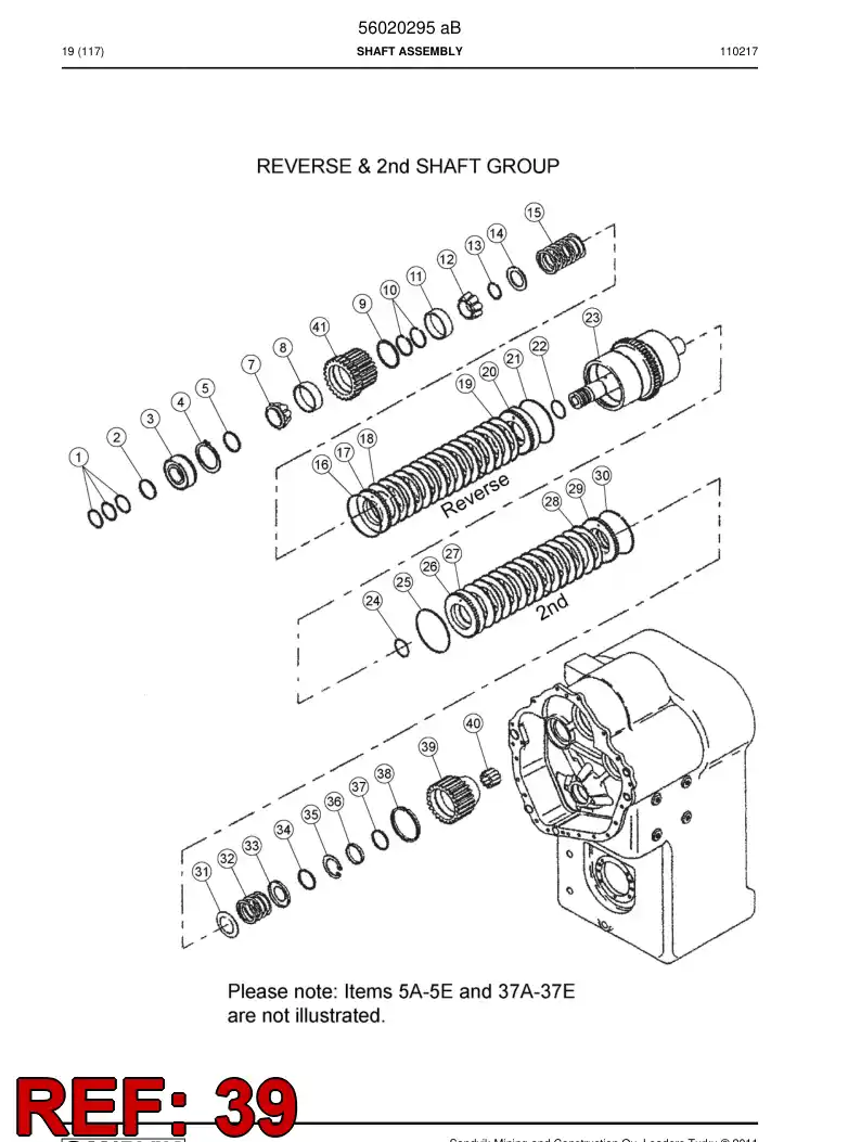 04696913 046 969 13 Gear wheel - Sandvik Technical Drawing