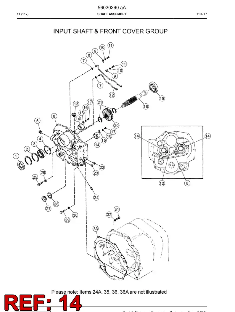 04696935 046 969 35 Bushing - Sandvik Technical Drawing