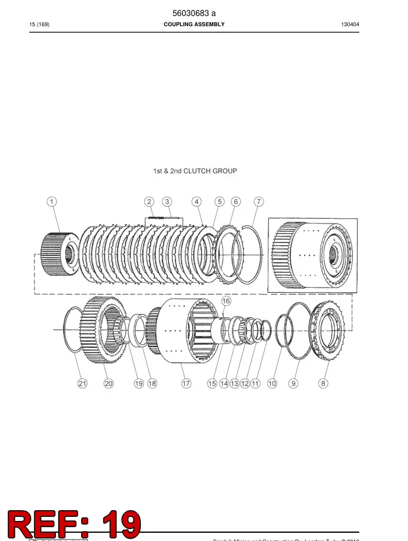 04697089 046 970 89 Cone, Bearing - Sandvik Technical Drawing