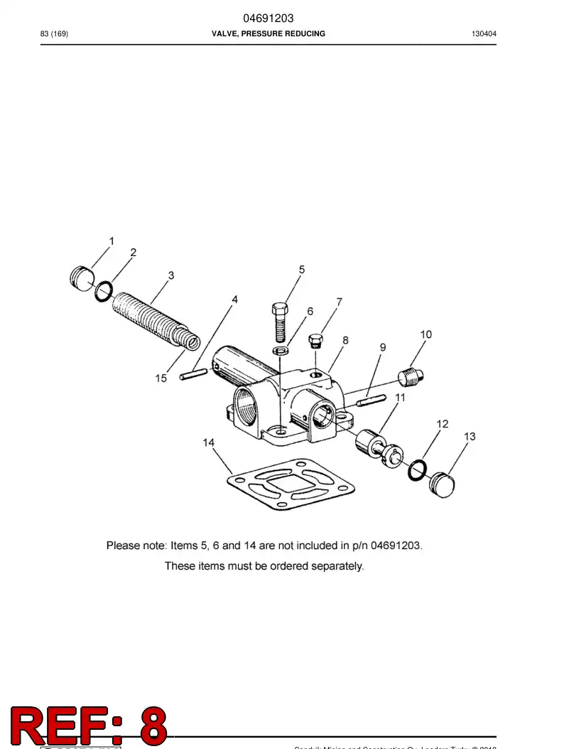 04697177 046 971 77 Housing - Sandvik Technical Drawing
