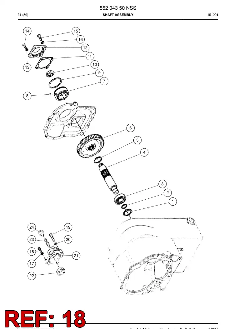04697250 046 972 50 Screw - Sandvik Technical Drawing