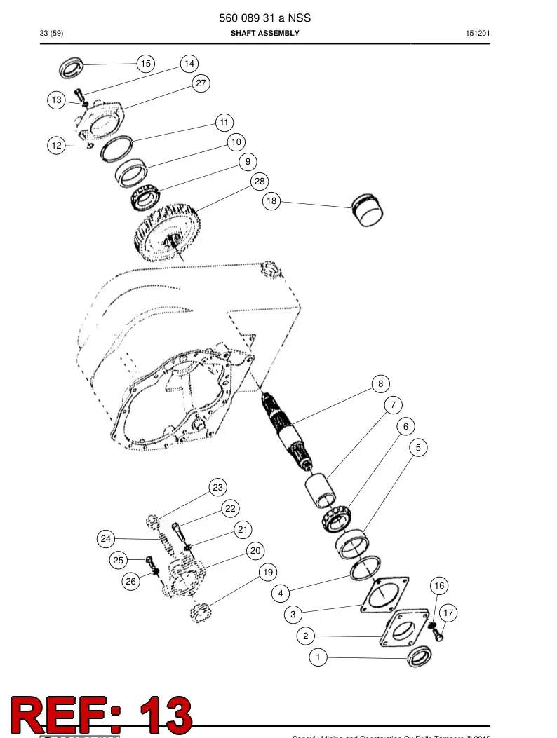 04697251 046 972 51 Washer - Sandvik Technical Drawing