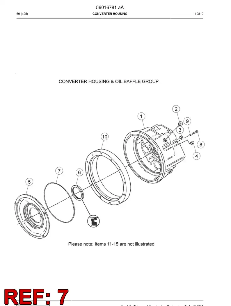 04697280 046 972 80 O-ring - Sandvik Technical Drawing
