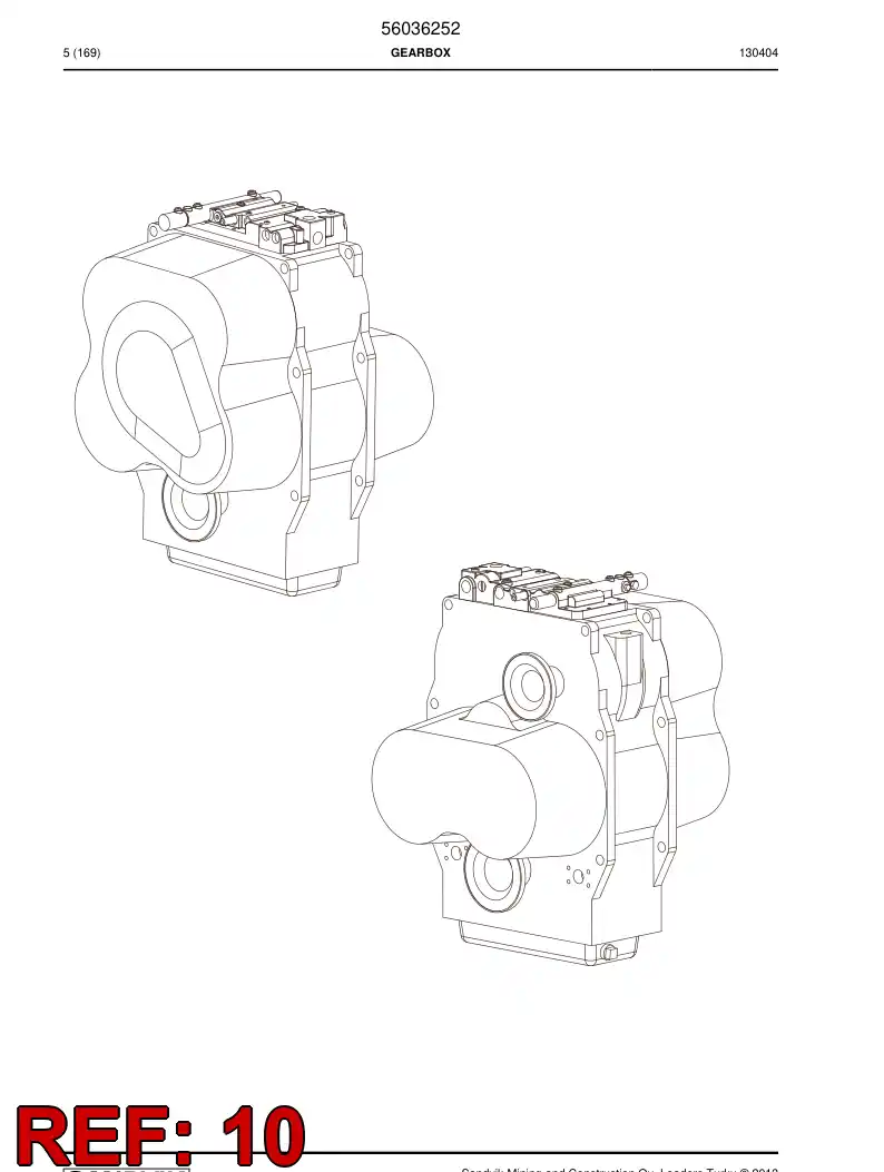 04697401 046 974 01 Seal Kit - Sandvik Technical Drawing