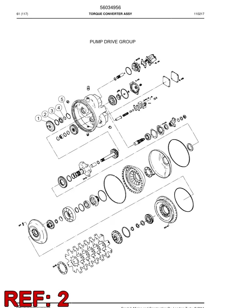 04697541 046 975 41 Circlip - Sandvik Technical Drawing