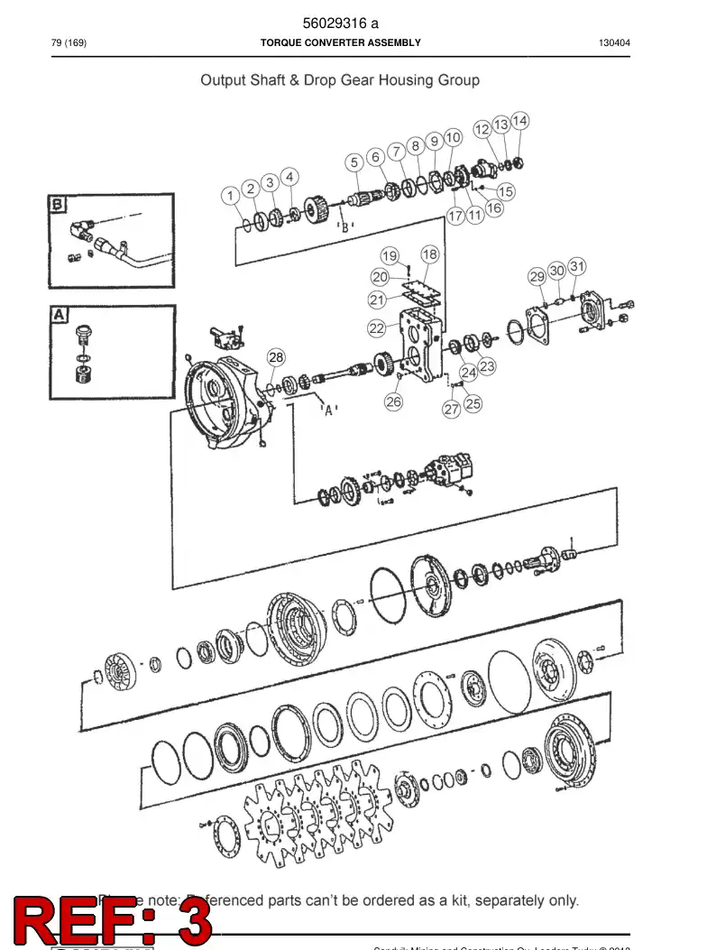 04697632 046 976 32 Bearing - Sandvik Technical Drawing