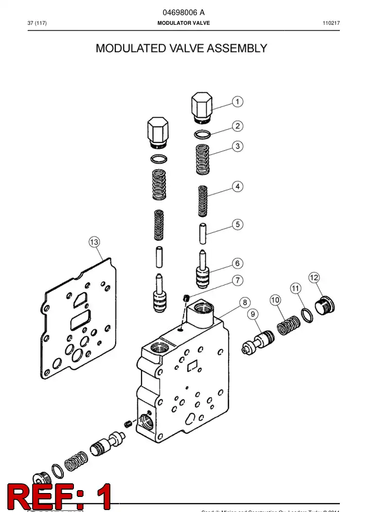 04698002 046 980 02 Plug - Sandvik Technical Drawing
