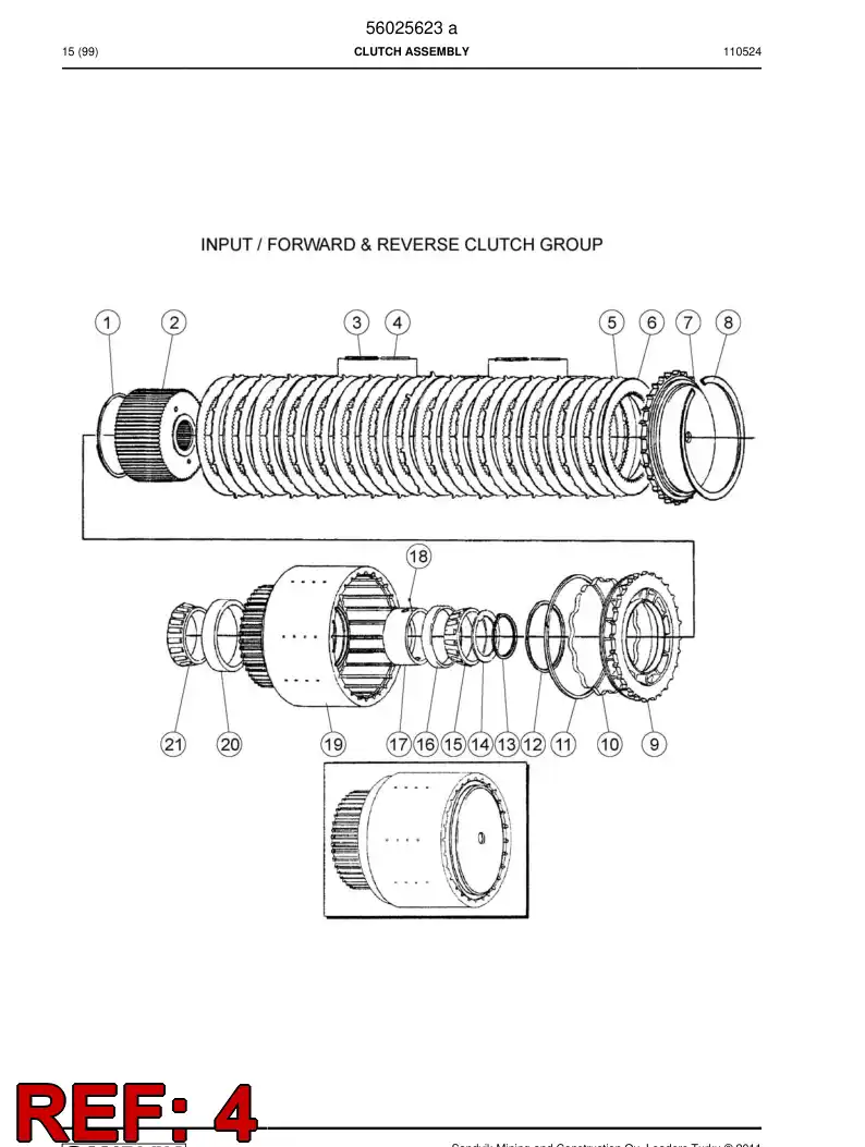 04698067 046 980 67 Pin - Sandvik Technical Drawing