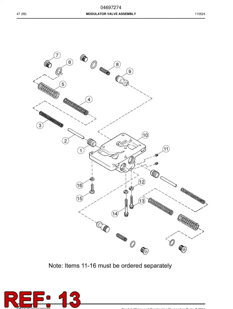 04698103 046 981 03 Screw - Sandvik Technical Drawing