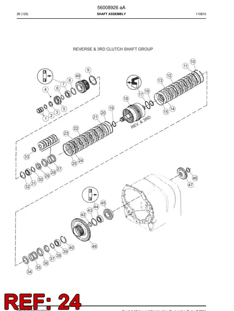 04698137 046 981 37 End plate - Sandvik Technical Drawing