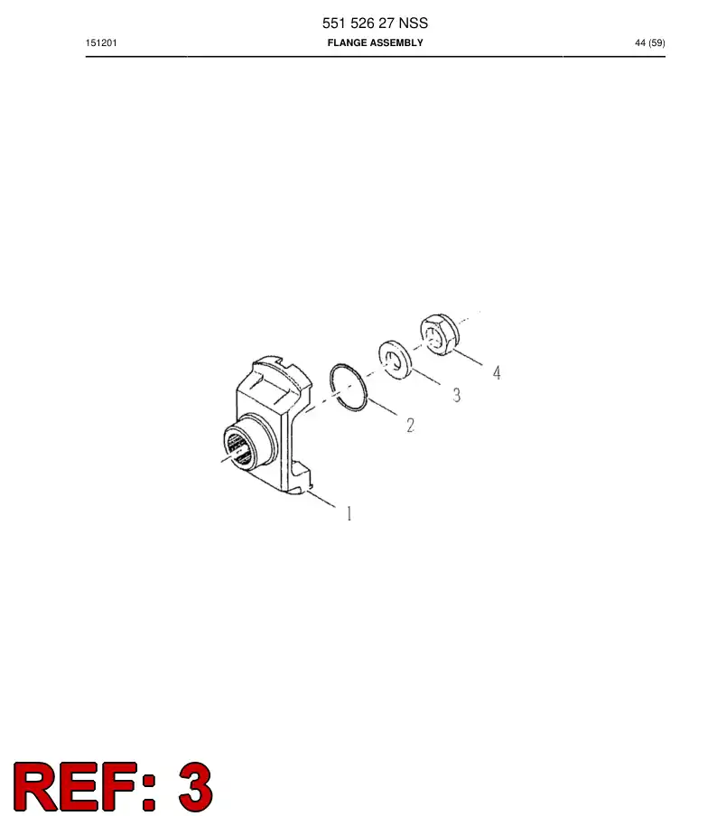 04698157 046 981 57 Washer - Sandvik Technical Drawing