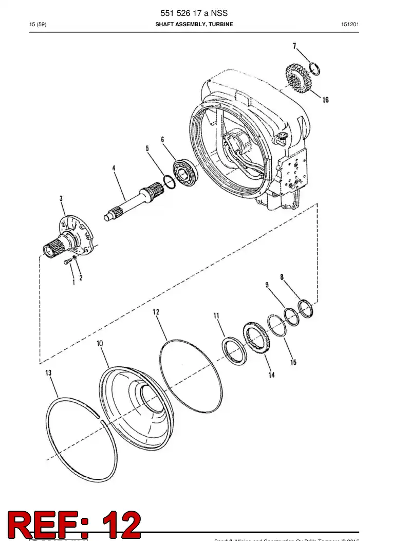 04698240 046 982 40 Seal - Sandvik Technical Drawing