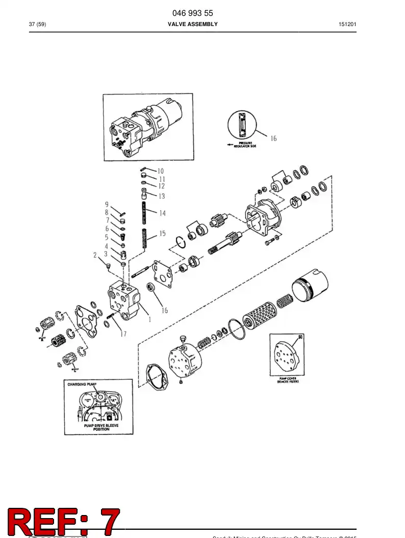 04698269 046 982 69 O-Ring - Sandvik Technical Drawing