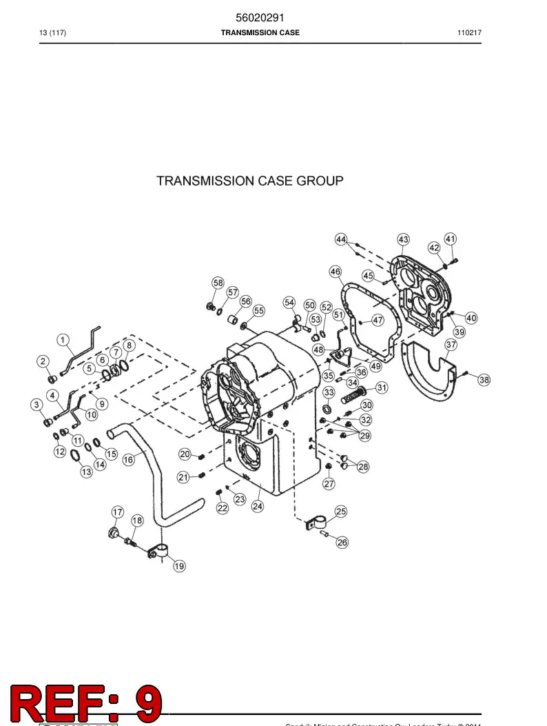 04698578 046 985 78 O-ring - Sandvik Technical Drawing