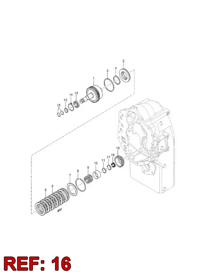 04698719 046 987 19 GEAR - Sandvik Technical Drawing
