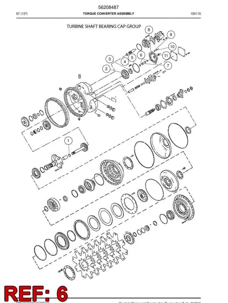 04698869 046 988 69 Ring, PISTON - Sandvik Technical Drawing
