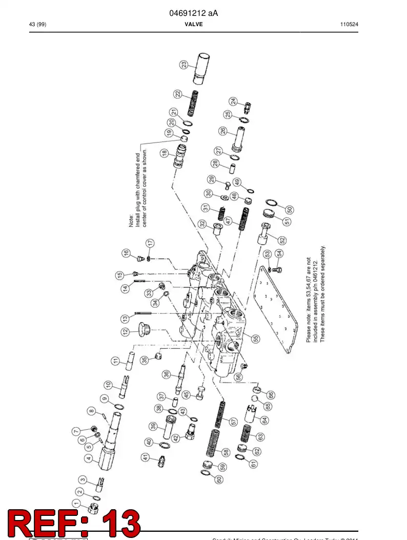 04699018 046 990 18 Pin - Sandvik Technical Drawing