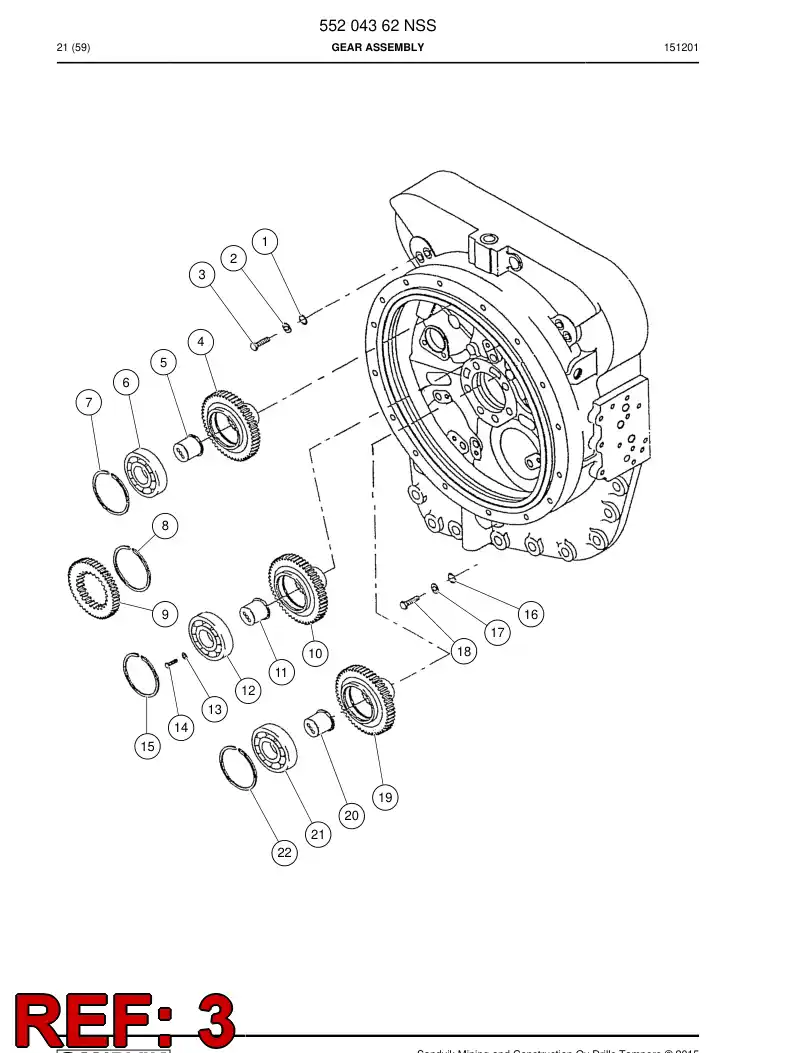 04699075 046 990 75 Screw - Sandvik Technical Drawing