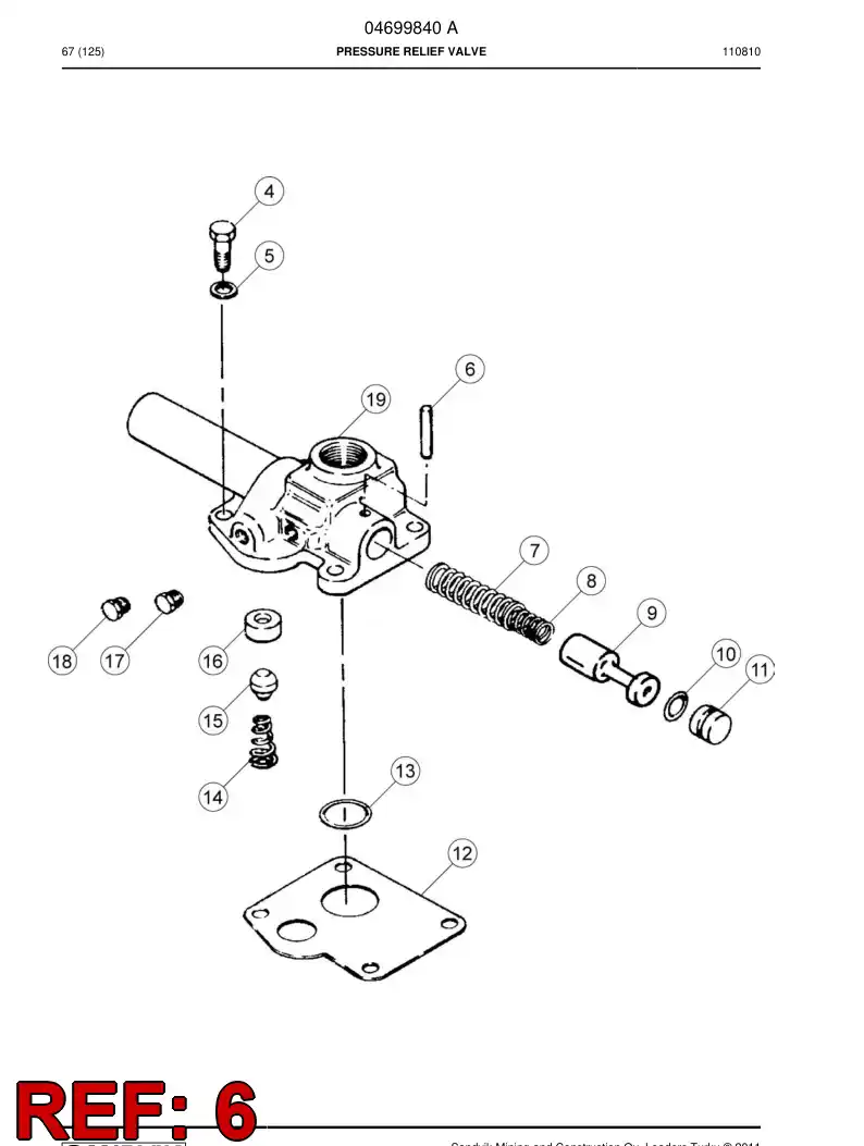 04699105 046 991 05 Split pin - Sandvik Technical Drawing