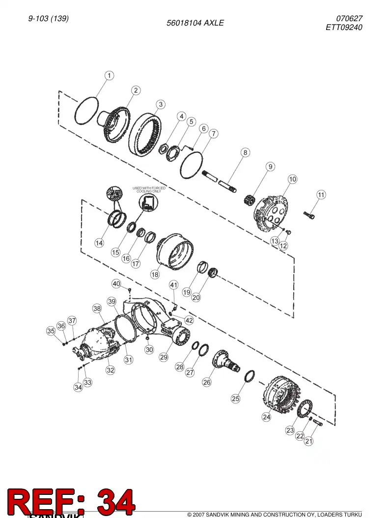 04699140 046 991 40 Screw - Sandvik Technical Drawing